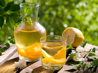 Fruit lemonade or Sangria