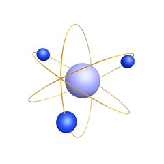 Molecule, 3D render.