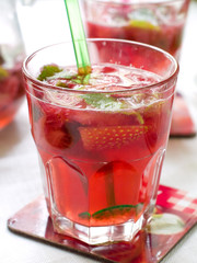 strawberry mojito or lemonade