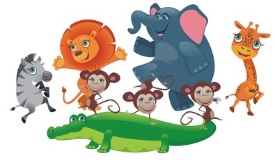 Вечеринка африканских животных