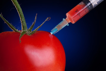 tomato, syringe,injection, food,juist,red,medical,beautiful