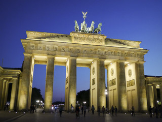 Brandenburg Gate At Dusk Berlin