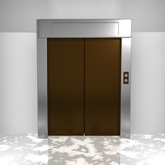 Rendered elevator