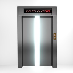 Concept a bright future 22 century rendered