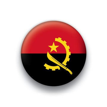 recommend clip art: Vector flag button series Angola