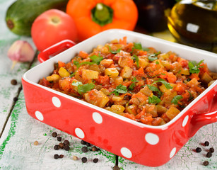 Vegetarian vegetable stew