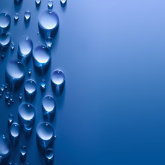 Abstract  Water Drops Background with Beautiful Light