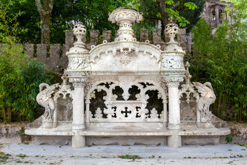 Fototapeta na wymiar Quinta da Regaleira Palace in Sintra, Lisbon, Portugal