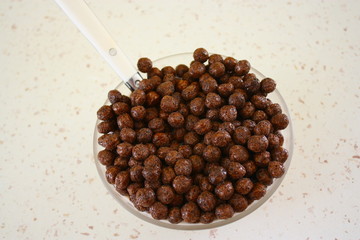 bol de céréales au chocolat