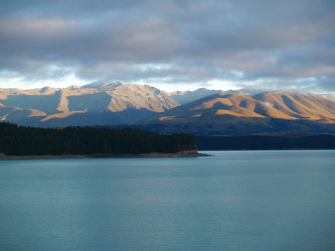Alpine landscape in New Zealand