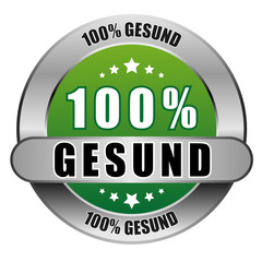 5 Star Button grün 100% GESUND DTO DTO