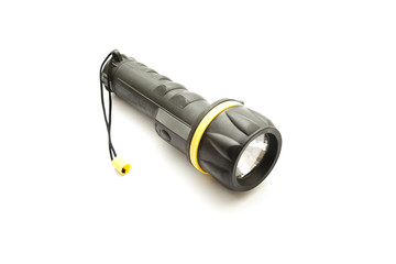 Schwarze Taschenlampe