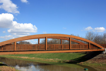 Holzbrücke
