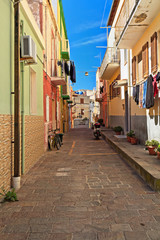 Sardinia - small street in Carloforte