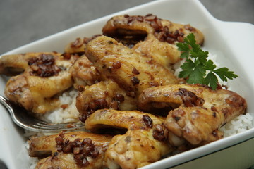 Poulet à l'ail