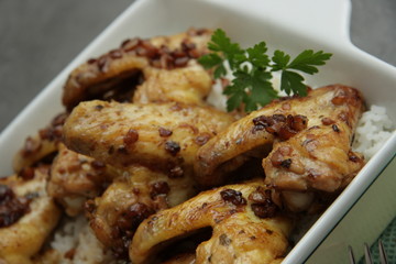 Poulet à l'ail
