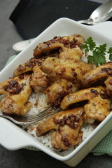 Poulet à l'ail