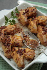 Poulet à l'ail