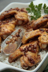 Poulet à l'ail
