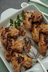 Poulet à l'ail