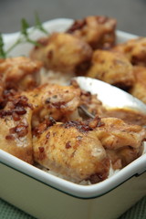 Poulet à l'ail