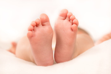 Obraz na płótnie Canvas infant foot