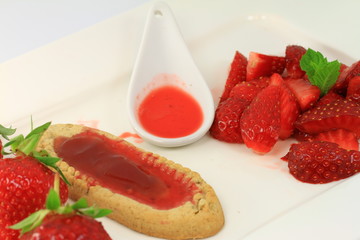 dessert aux fraises 1