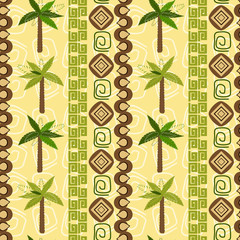 Abstract background with palm pattern