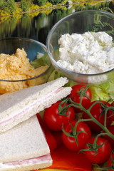 Crema di formaggio e tramezzino
