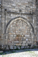 Garrovillas de Alconétar, Cáceres, puerta cegada de una iglesia