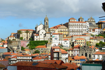 Naklejka na ściany i meble Porto Stare Miasto, wpisane na Listę Światowego Dziedzictwa UNESCO od 1996 roku