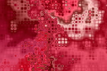 Vibrant stained-glass background - ruby.