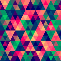 Modèle de triangle de pixel abstrait