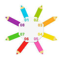 Diseño abstracto de colores para web o presentaciones