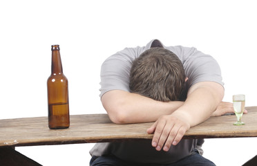 man and alcoholism