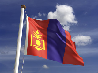 Mongolia Flag
