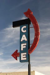 Cercles muraux Route 66 Café sur la Route 66