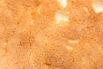 background of a crust of bread. macro