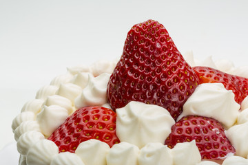Obraz na płótnie Canvas Dessert with strawberry
