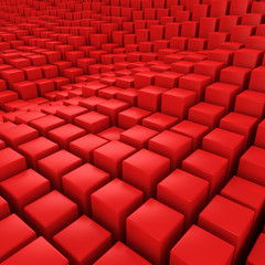 Obraz premium Red mosaic surface