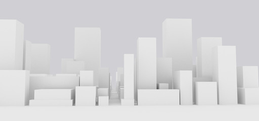 Abstract cityscape