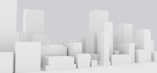 Abstract cityscape