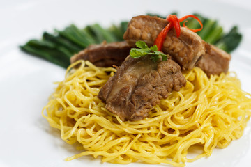 noodles pork