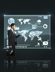 businessman with phone