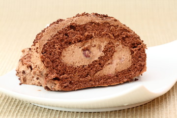 piece of chocolate cake