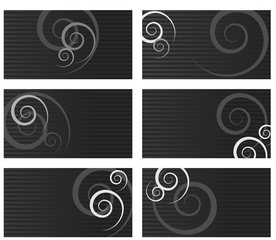 Swirl business cards