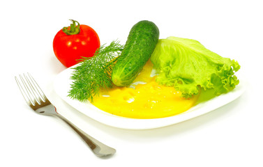 dietetic food isolated