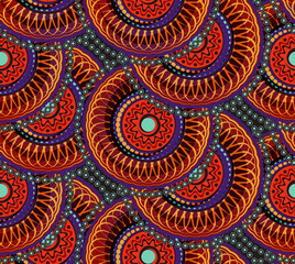 Seamless african geometric pattern