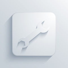 Vector light square icon. Eps10
