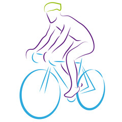 bicycle - racing bicycle - bike - cycling - cyclist